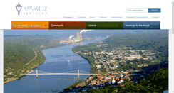 Desktop Screenshot of cityofmaysville.com